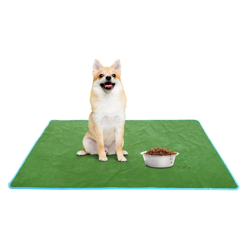 TiTiSNUGY Washable Pet Pet Bed Pee Underlay Pet Machine Nursing Pee Leak Large Floor Multiple Blue Edge Sheets, Dogs, Cats, Mat, Mat, Mat, Reusable,