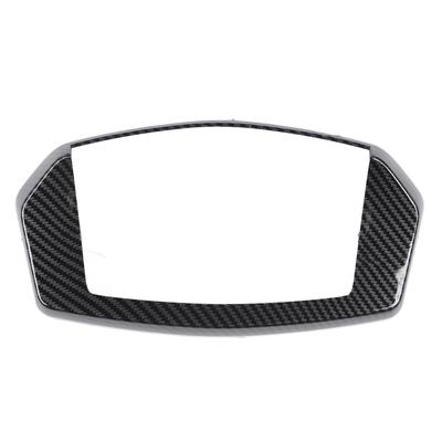 Motorcycle Dashboard Frame Carbon Fiber Pattern Instrument Panel Trim Cover Guard Bezel for NMAX