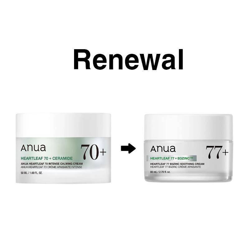 [Anua] Heartleaf 77 B3ZINC Soothing Cream 80ml