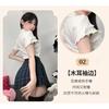 Domila JK College Style Sexy Uniform Suit Girls Pleated Skirt Fungus Lace Shirt Sex Underwear F636