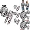 Ahegao Anime Face Hoodie And Pants Creative 3d Printed Jogger Suit For Men And Women