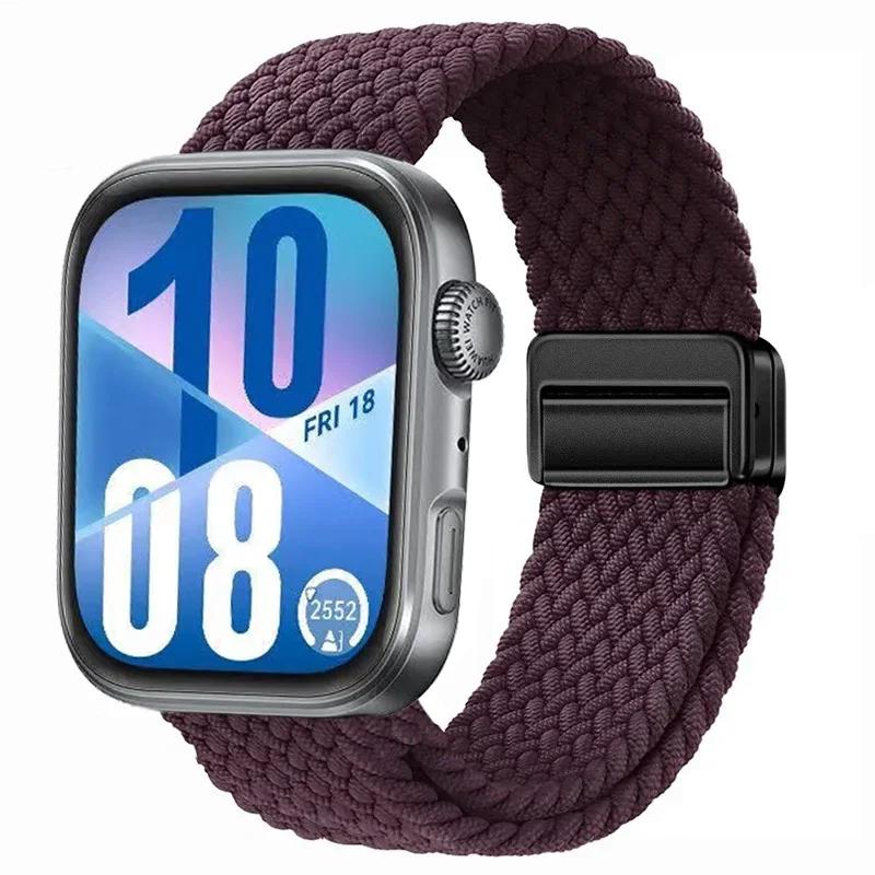 Magnetic Braided Strap for Huawei Watch Fit 4 Pro 3 Nylon Loop Correa Sports Bracelet for Huawei Fit3 Fit4 4Pro Band Accessories