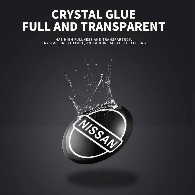 2025 For Nissan 2/5/10Pcs Car Door Keyhole Sticker Auto Lock Decoration Protection Decal For Nissan Nismo Micra Qashqai Altima M