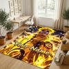 Personalized Crystal Velvet Carpet,Naruto Custom Printed Name, Plush Area Rug For Home Indoor Decor