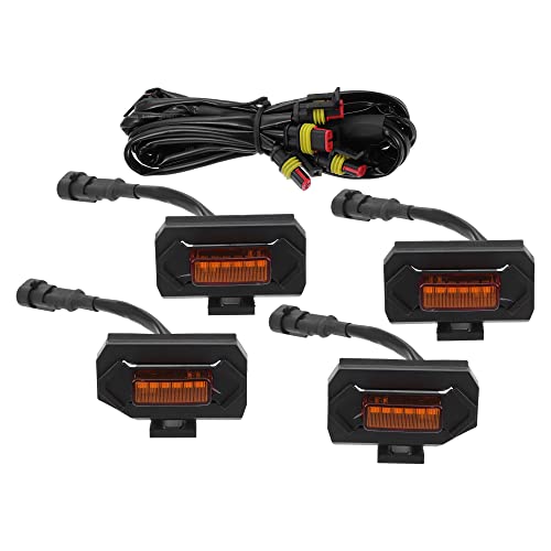 

Светодиодные фонари на решетку ABSOPRO, передние фонари на решетку, совместимые с Toyota Tacoma TRD 2020-2021, янтарные фонари