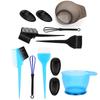 Hair Coloring Brush Hair Tint Salon Mixing Bowl Anti‑Slip Hair Dyeing Styling Tool