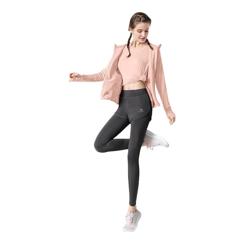 

CAMEL Women s Yoga & Fitness Sportswear Set M