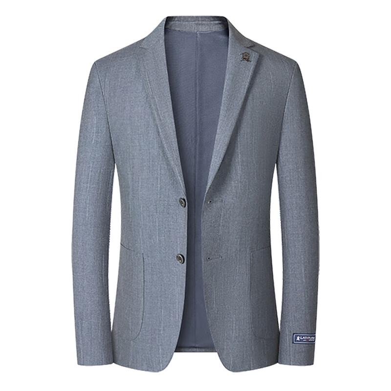 MONTAGUT Men's Business Casual Dark Pattern Suit Jacket
