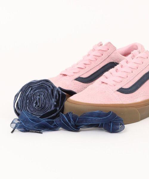 VN000E9TBIZ Vans Old Skool Raues Wildleder Rosa Marineblau (Herren)