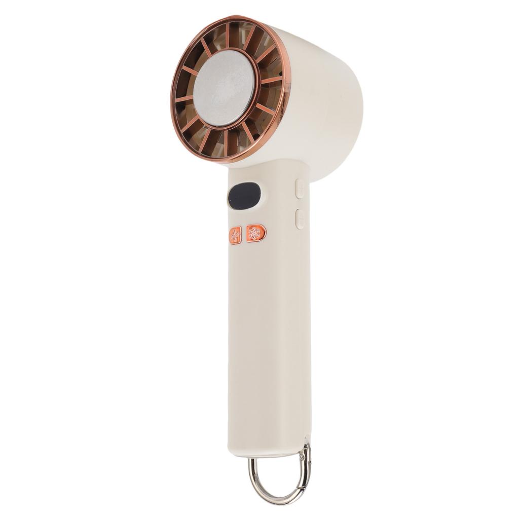 Portable Handheld Fan Low Noise Multi Speed Adjustment Ice Refrigeration Technology Handheld Cooling Fan for Outdoor
