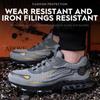 Indestructible Men's Work Shoes Steel Toe Puncture Resistant Safety Shoes Safe Comfortable Sneakers Men's Safety Boots