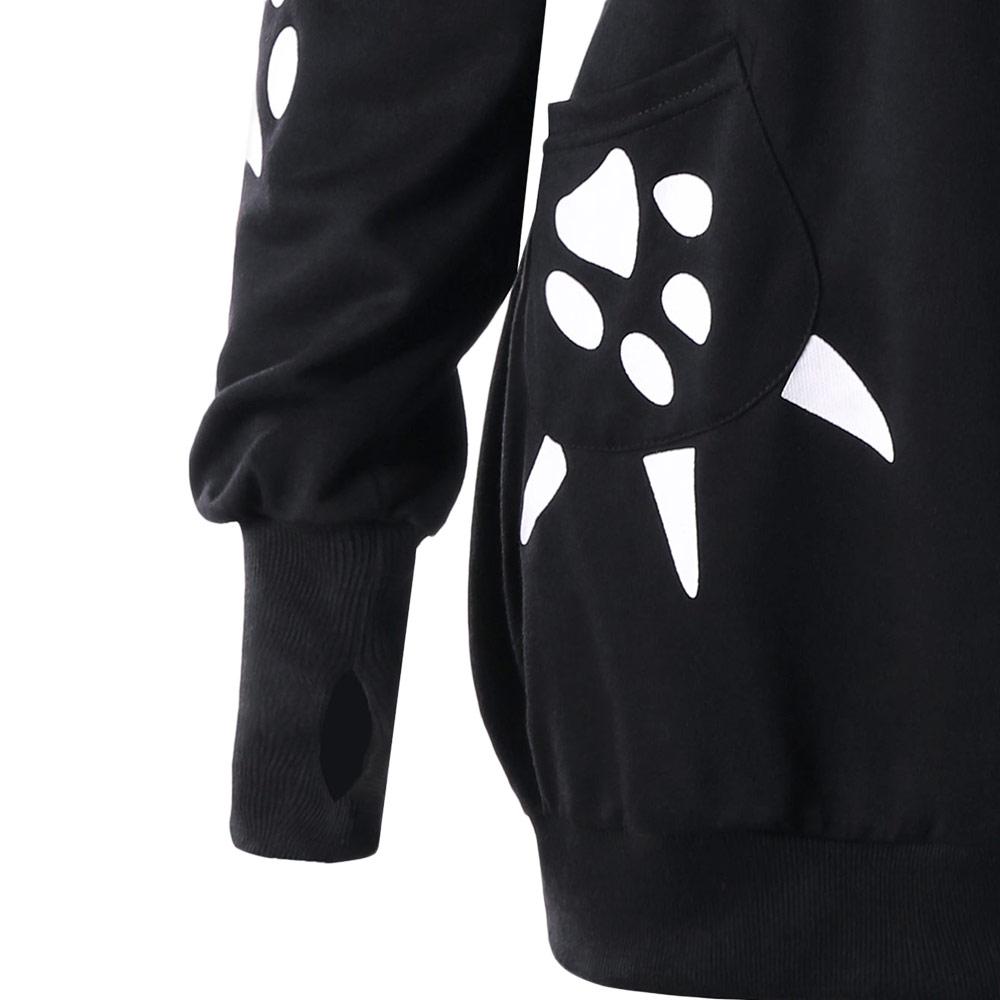 Cheap Women Cute Tops Plus Size Cat Hoodie with Ears Joom