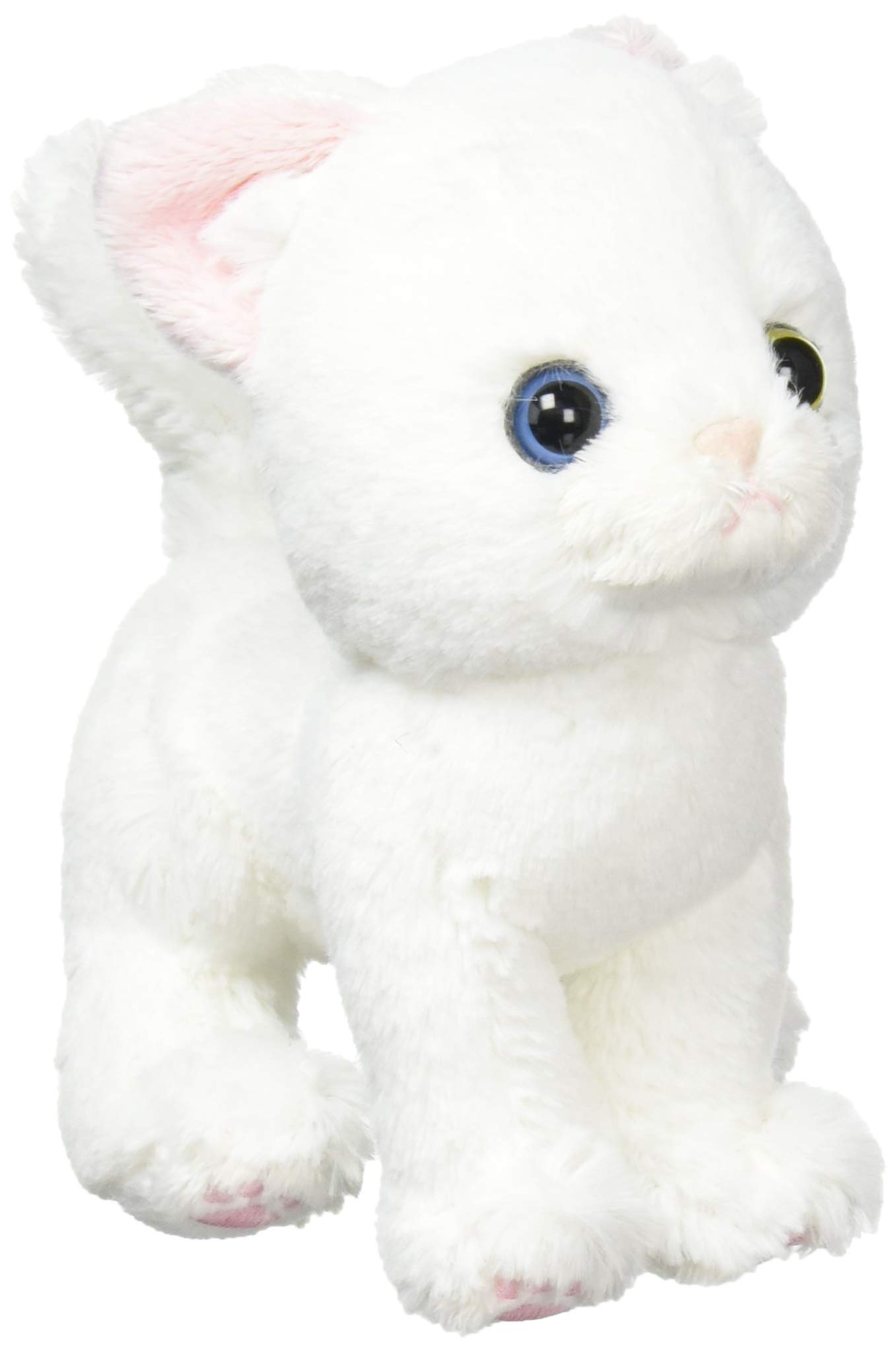 

Sun Lemon Kitten White Cat Odd Eye 11 x x 12cm Stuffed Animal Cat 4.8
