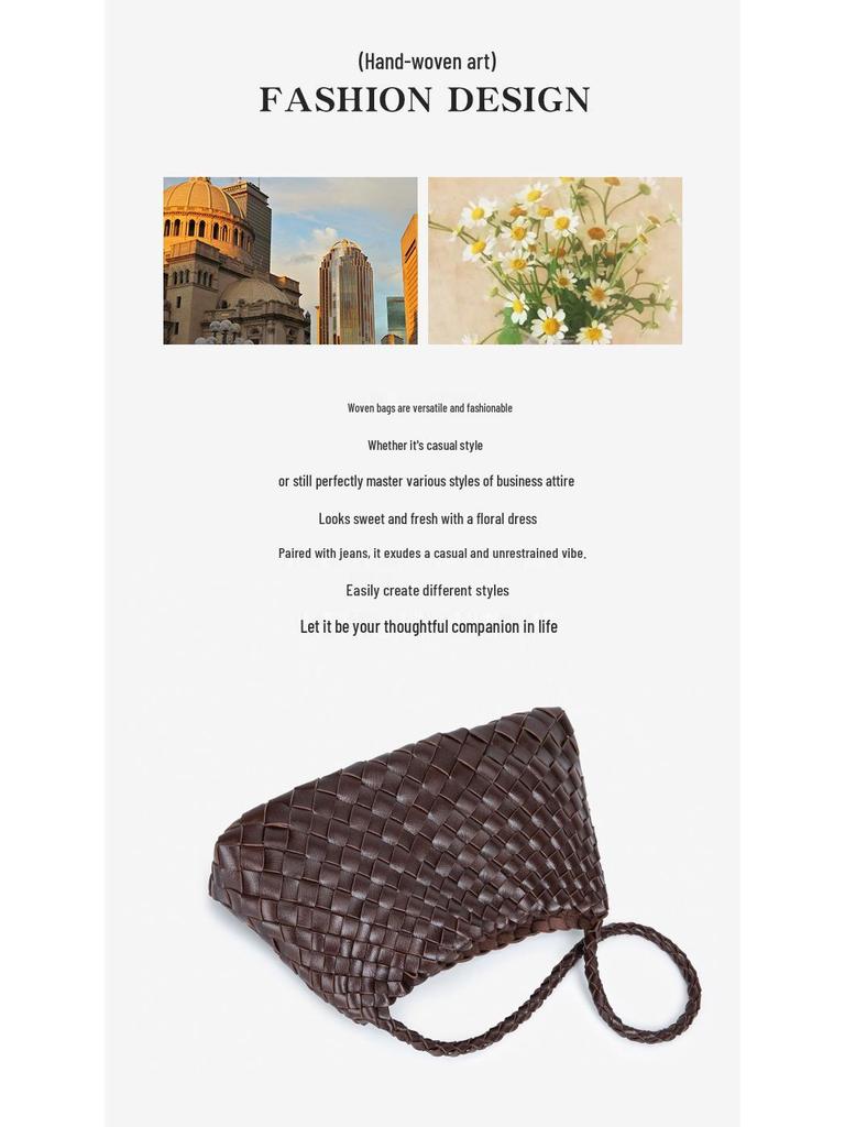 Women's Handmade Retro Woven Shoulder Bag