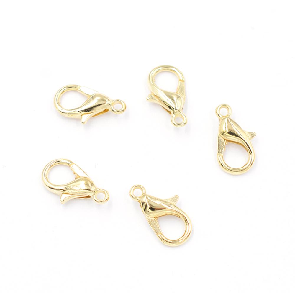 Metall Karabinerhaken Endverbinder für Schmuckherstellung Zubehör Halskette Armband DIY