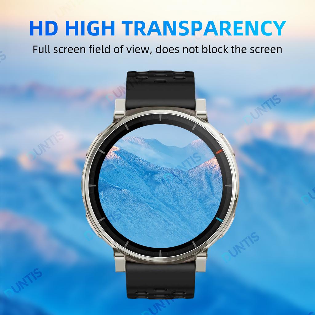 Folia ochronna na ekran do Amazfit Active 3 Premium Anti-scratch Hydrożelowa HD Clear Pełne pokrycie Miękka folia ochronna Akcesoria