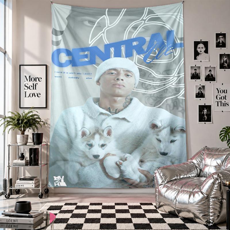 Wall TapestryCentral Cee Art Hanging Cloth Decorative Background Cover for Room Decoration