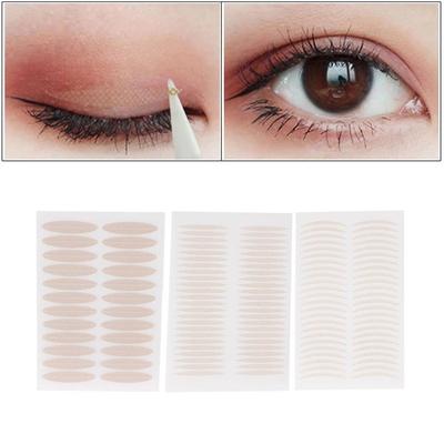 24Pairs/Sheet Invisible Eyelid Sticker Lace Eye Lift Strips Double Eyelid Tape Adhesive Stickers Eye Tape Invisible Tool Enlarge Eyes