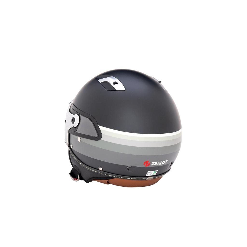 ZEALOT JillRide 2 Inner Shield Matte Size Jet, Black/Gray, S, 53-54cm, JR0018/S