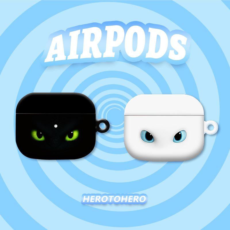 

to Airpods4 Generation Apple Couple Earphone Case Airpodspro Second Generation Protective Case Generation Feilin Glossy Hard Shell Airpods3 Generation [Apple AirPods 4] EH10 Light Evil