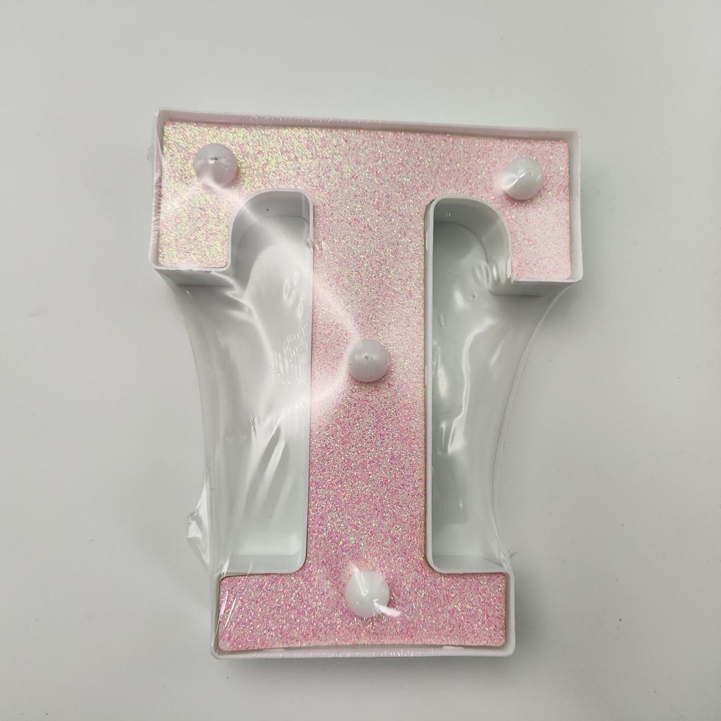 1pc Vibrant LED Lighting Letter - Battery Powered,Dimmable for Bedroom, Birthday Party, Wedding, Home, Christmas, and Eid Al-Adha Mubarak Decorations
