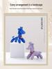 Figurina in Ceramica Cavallo Palloncino Europeo: Decorazione Artistica da Interno per Animali & Regalo