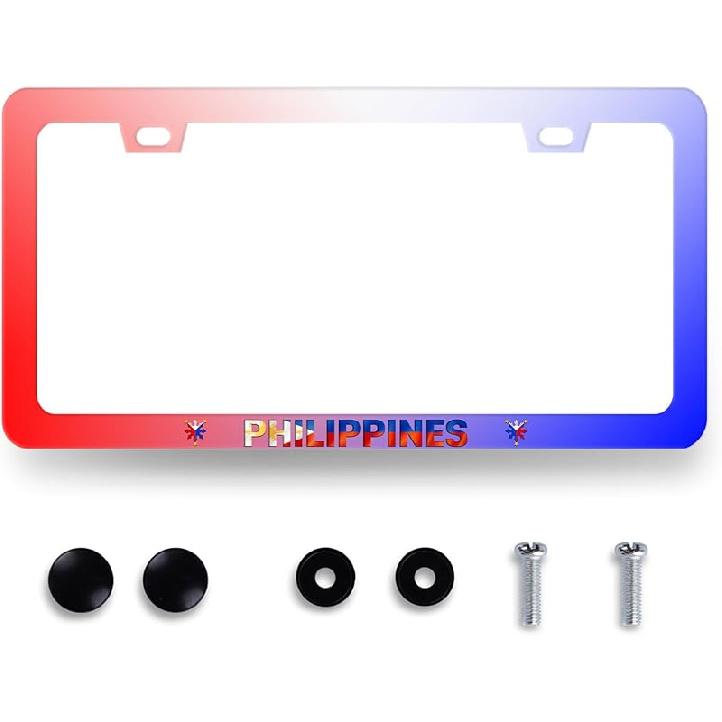 Pink Flamingo License Plate Frame Beautiful Glitter Animal License Plate Holder For Car Decorative Stainless Steel Colorful License Plate Flamingos