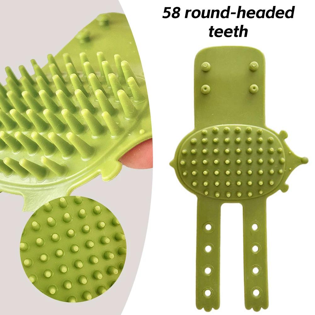 Grooming Scratcher Table Legs Protector TPR Cat Cheek Massager Removable Cat Grooming Brush Space-Saving Cat Accessories