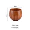 Wooden Big Belly Cups Japan Style Milk Water Cup with Handle Beer Coffee Milk Tea Mug Handmade Natural Kitchen Bar Drinkware Cup