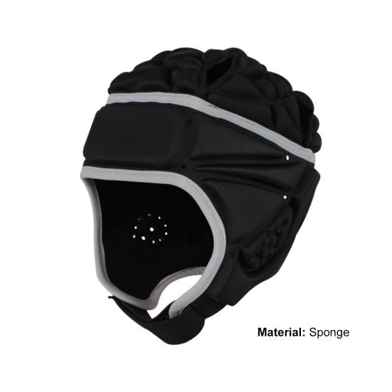 Sponge Padded Headgear Adjustable Shock Absorption Protective Soft Football Helmet for Roller Skating
