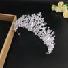 New Bridal Headwear Golden Crystal Handmade Adult Crown Headband Wedding Accessories Wedding Hair Accessories for Women