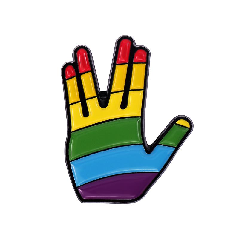 LGBT Pride Enamel Pins Custom Rainbow Book Cats Feather Tooth Heart Shape Brooches Lapel Badges Jewelry Gift for Partner  Lover