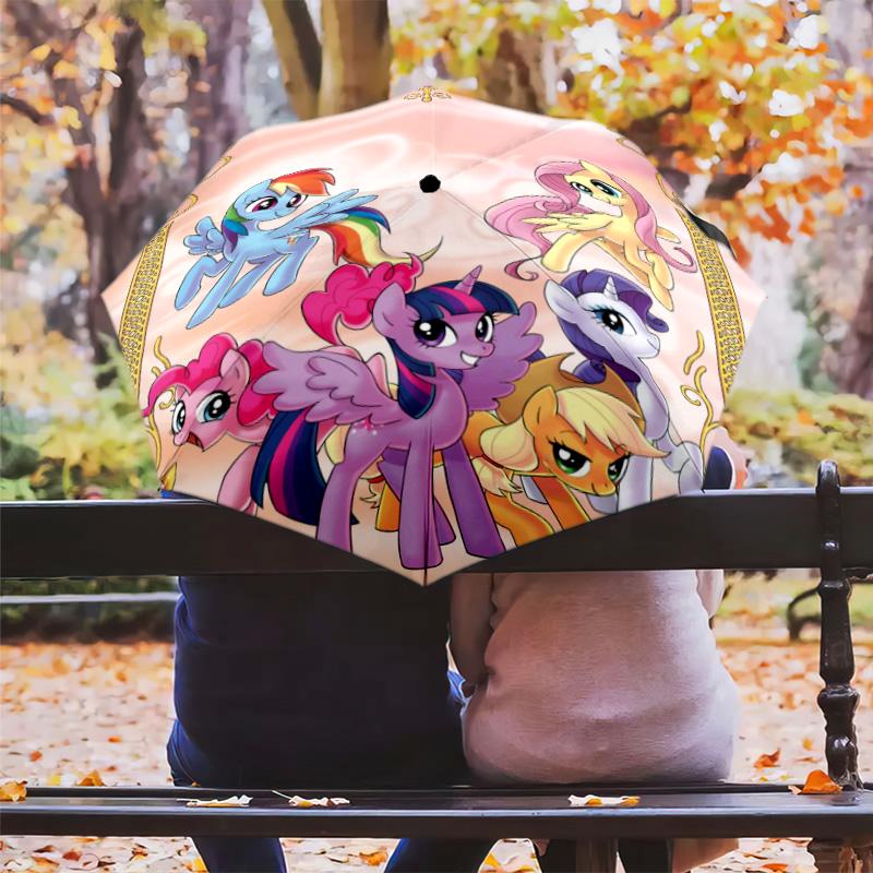 Twilight Sparkle Magic Folding Umbrella Suitable For All Seasons Suitable For All Seasons Outdoor Gift Light