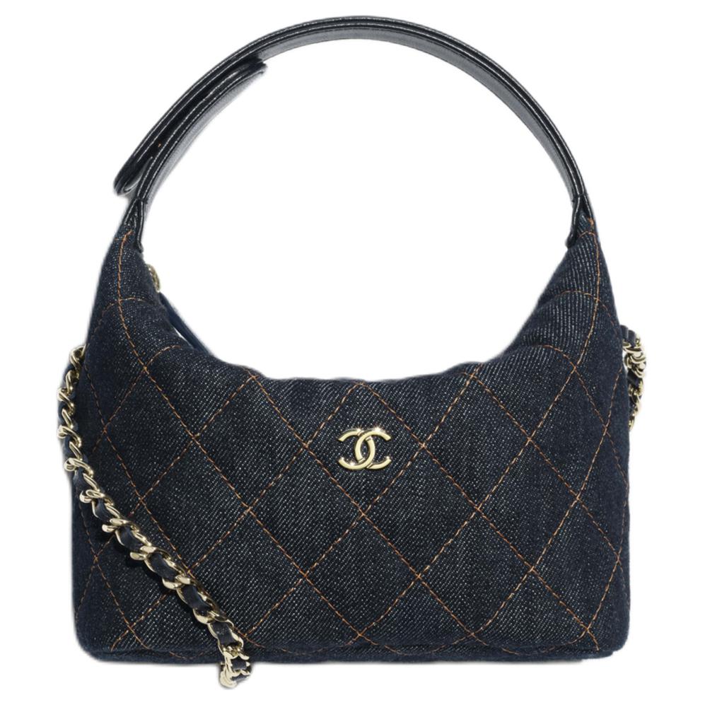 

Chanel 26p Золота Бирка Логотип Подвійний C Стегана Денім та Золотий Метал Сумка на Одне Плече Для Жінок Темно-Синій та Помаранчевий Gift Set(Basic Set+Box+Shopping Bag) помаранчевий/синій