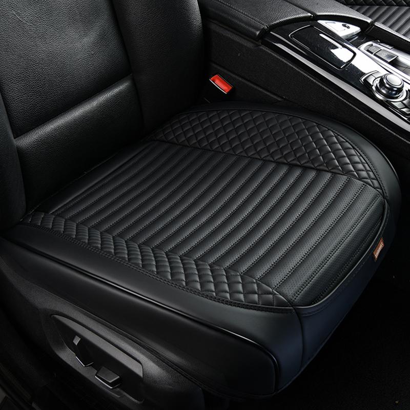 SEAMETAL Front Car Seat Cover PU Leather Seat Cushion Automobiles Seat Protector for Four Seasons