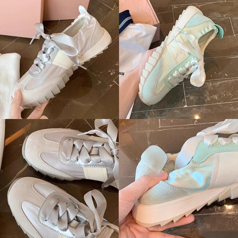 Studiolee Ballet Soft Sole Splicing Satin Versatile Sports Casual Shoes Women's Summer