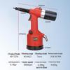 Gaobao Automatic Pneumatic Rivet Nut Tool M3-M12 - Industrial Grade Blind Rivet Gun for Rivet Caps