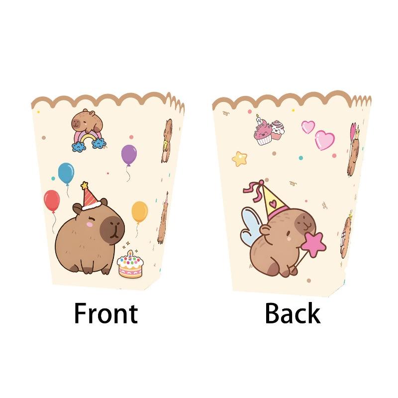 New animation capybara children's birthday party photo photography background cloth scene decoration banner