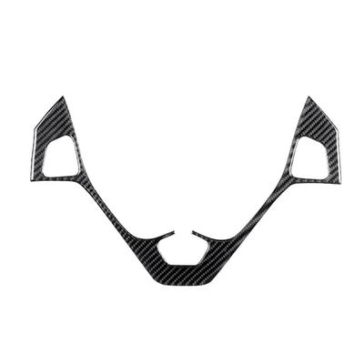 Upgrade Your For Ford For Explorer\'s Interior with Carbon Fiber Steering Wheel Accent Trim High Temperature Resistance