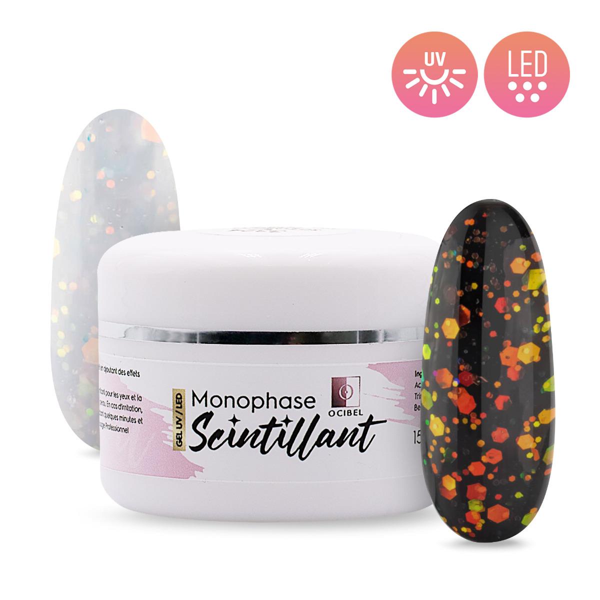

Монофазний UV/LED гель 3 в 1 (Оздоблення основи) - 15 г - Ігристе N°1