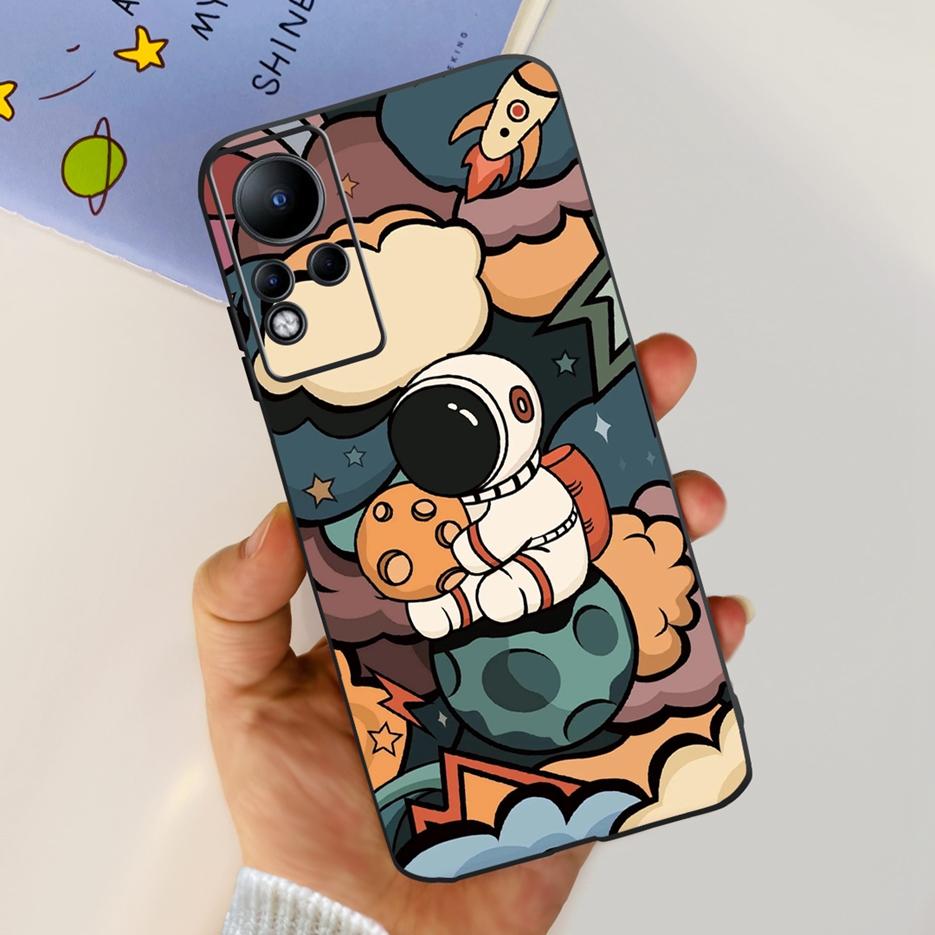 For Infinix Note 11 Case X663 X663B Stylish Painted Back Cover 6.7'' Shockproof Phone Case For Infinix Note 11 Note11 Soft Shell