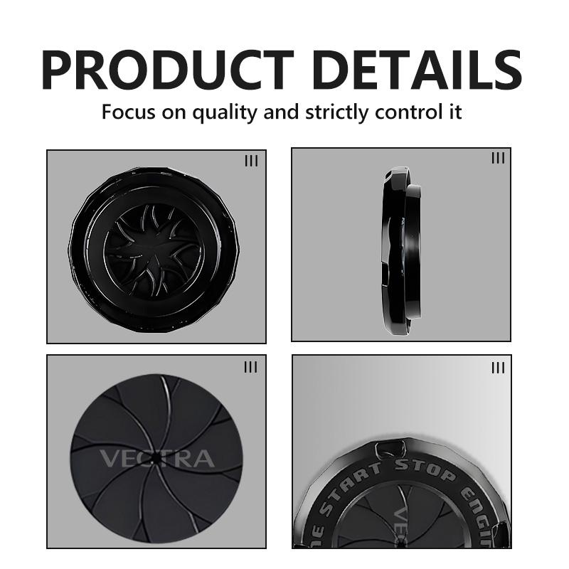 For Opel Decorative Cover Ignition Device One Click Start Button Engine Start Stop Switch Button Meriva Mokka Grandland Vectra