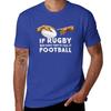 2026 Summer Unisexs Fun Rugby Pattern Letter Printed Round Neck Tshirt 100 Cotton Neutral Soft Breathable Short Sleeve