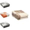 High-quality Wool Cashmere Blanket Warm Cozy Geometric Design Office Throw