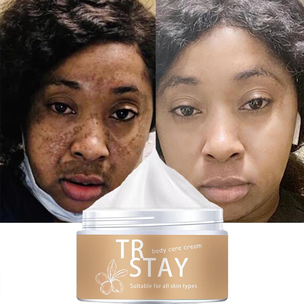 Pleťový krém pleť hydratuje, vyživuje a rozjasňuje. Tělové mléko pro snížení matnosti pokožky a rozjasnění pleťového krému