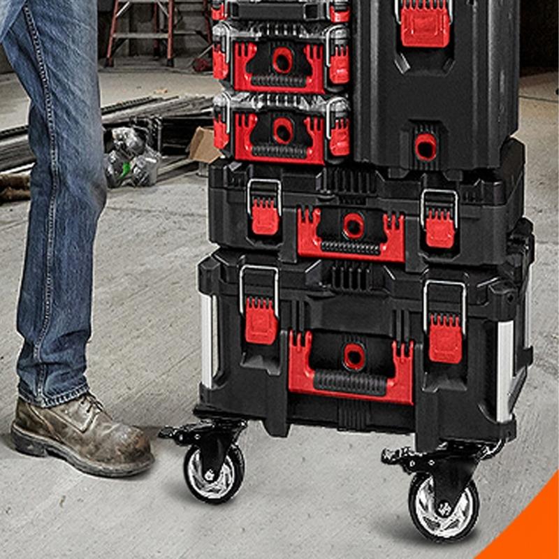 Retractable Workshop Platform With Thickened Steel Structure Fits Modular Tool Storage Systems Stable Surfaces For DIY Projects Easy Space Management