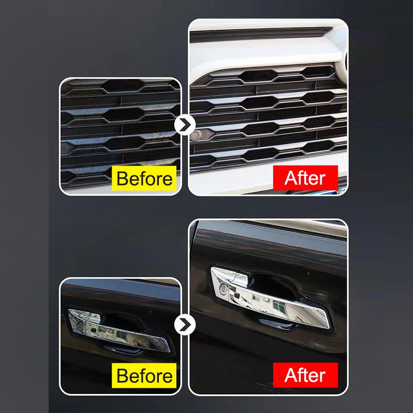 Car Door Handle Window Chrome Bright Strip Repair Metal Polishing Shine Renovation Paste Water Damage Rust Oxidation Removal