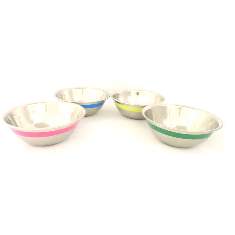 Endo Shoji Commercial TKG Stainless Steel with Antibacterial Baked Made In ABC8831 Bowl, 30cm, Yellow, 18-8 Finish, Japan,