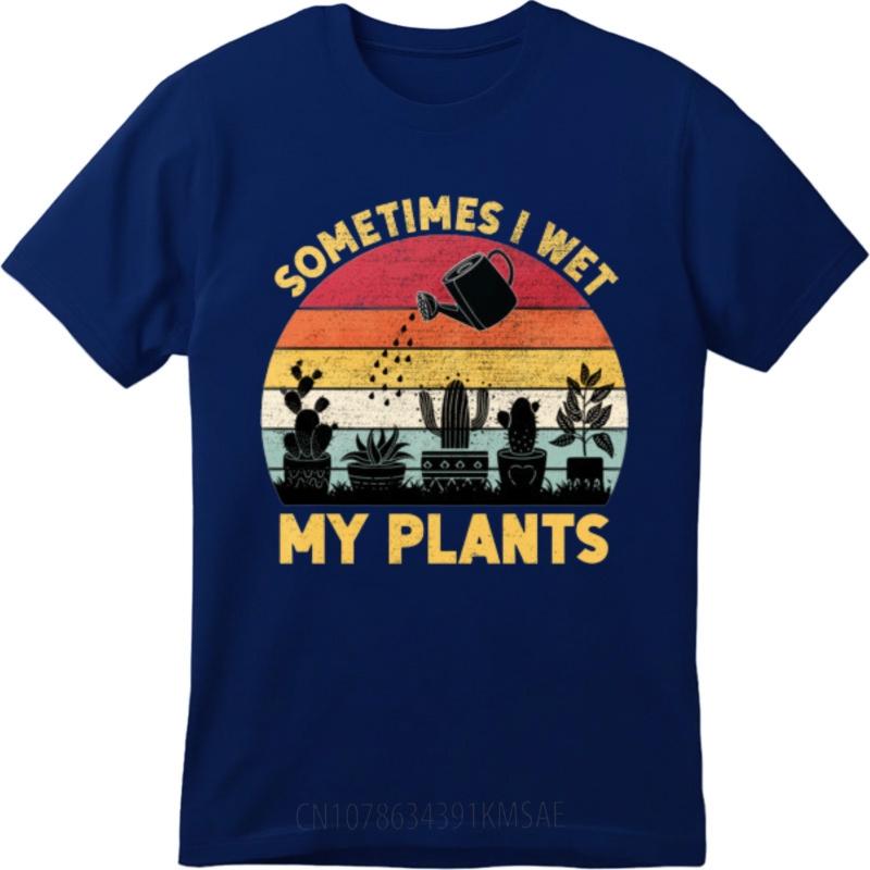 New Cotton Tshirt Comfortable Teenagers Oneck T Shirt Cotton Sometimes I Wet My Plants Anime For Him Tees Brand Teeshirt