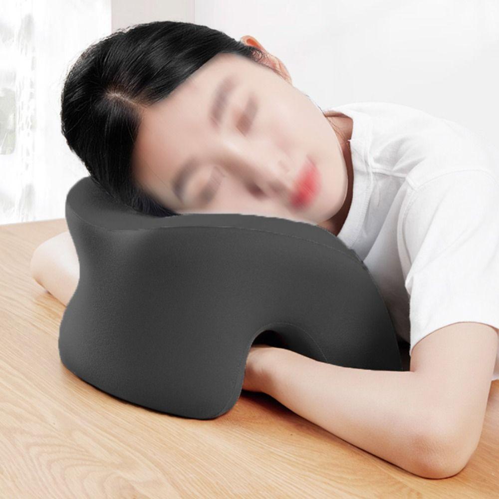 Skin-friendly Students U Shape Nap Pillow Ergonomic Desk Sleep Head Support  Adults